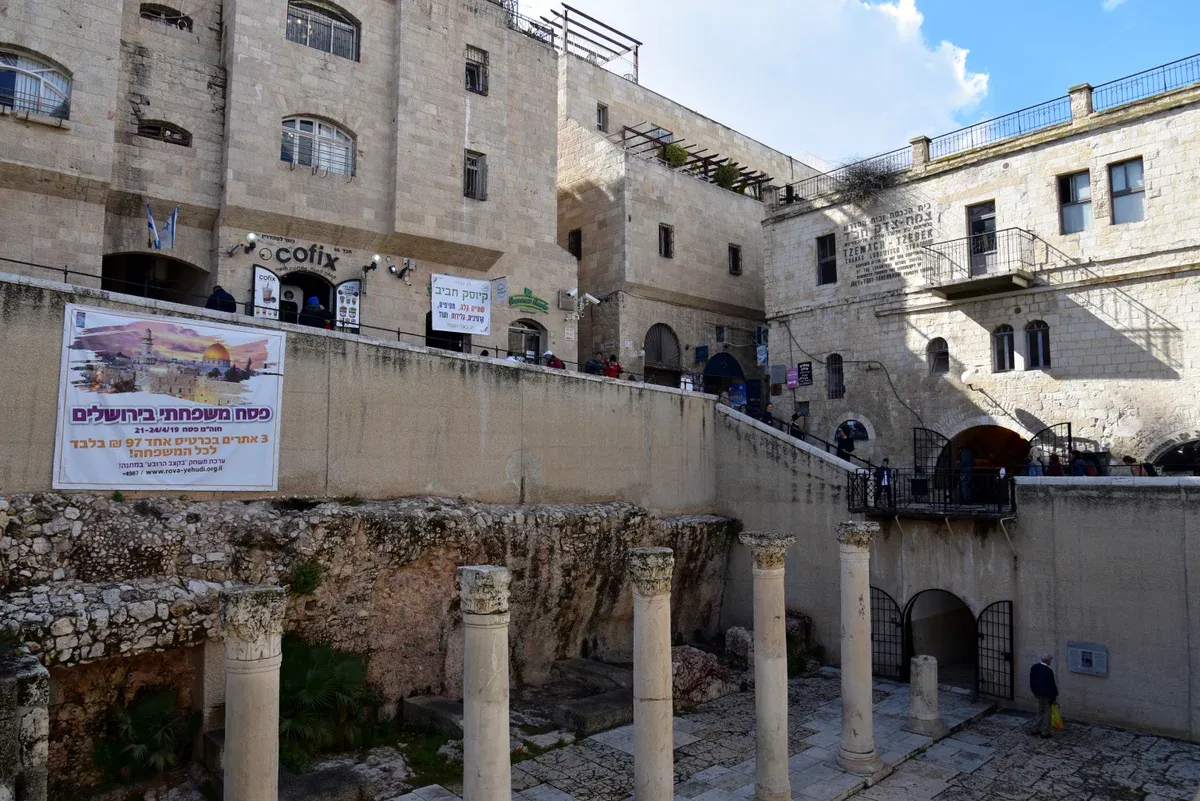 Cardo Maximus in the Jewish Quarter of the Old City of Jerusalem