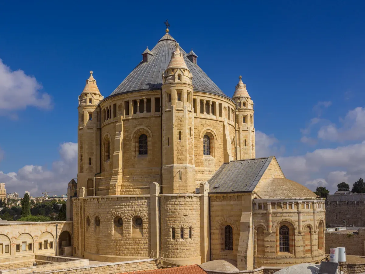 The Dormition Abbey on Mount Zion, a stop on a Jerusalem Old City tour