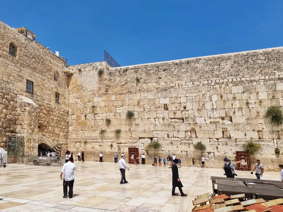 Western Wall plaza in the Old City of Jerusalem